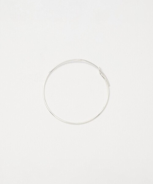 UNITED ARROWS(ユナイテッドアローズ)の「SILVER925 フープピアス(ピアス(両耳用)・レディース・シルバー・FREE)」の2枚目の写真