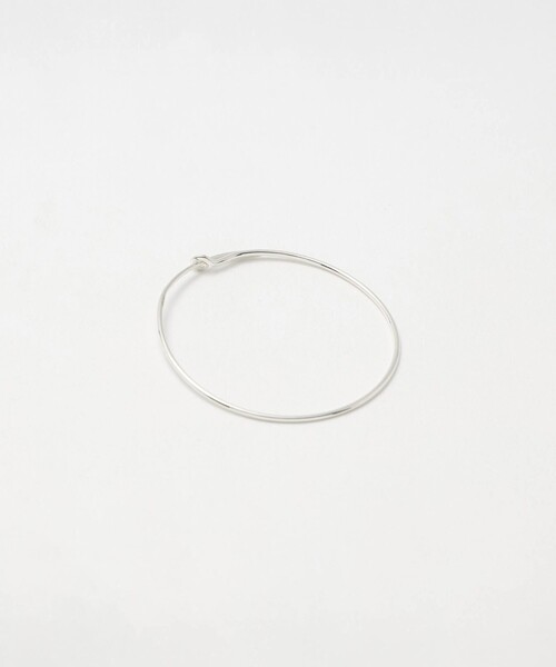 UNITED ARROWS(ユナイテッドアローズ)の「SILVER925 フープピアス(ピアス(両耳用)・レディース・シルバー・FREE)」の3枚目の写真