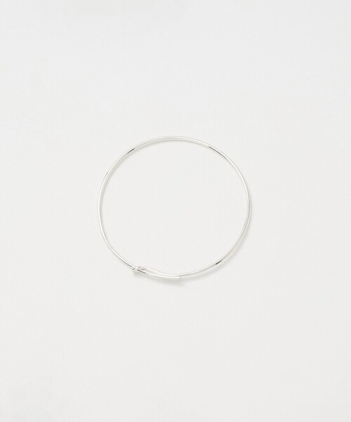 UNITED ARROWS(ユナイテッドアローズ)の「SILVER925 フープピアス(ピアス(両耳用)・レディース・シルバー・FREE)」の4枚目の写真