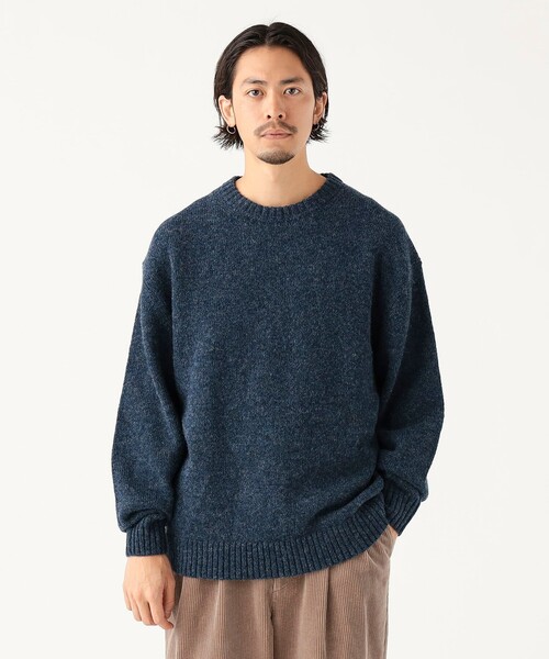 BOGEN ニット　セーター　M ネイビー×クリーム BOGEN ニット セーター M ネイビー×クリーム