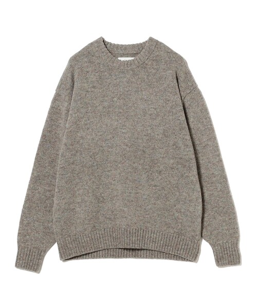 セール】ローゲージ ウール クルーネック ニット（ユニセックス