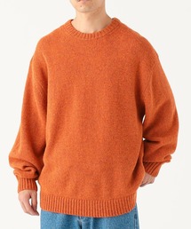 B:MING by BEAMS | ローゲージ ウール クルーネック ニット（ユニセックス）(ニット/セーター)