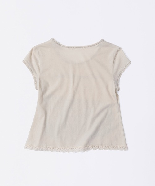 Lace Crop Baby Tee sculptor Sサイズ セール】Lace Crop Baby Tee（Tシャツ/カットソー）｜SCULPTOR