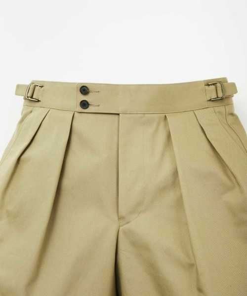 BRITISH MADE（ブリティッシュメイド）の「グルカショーツ/ホワイトホール(UNISEX) 全2色（その他パンツ・メンズ・ベージュ・S/M）」の6枚目の写真