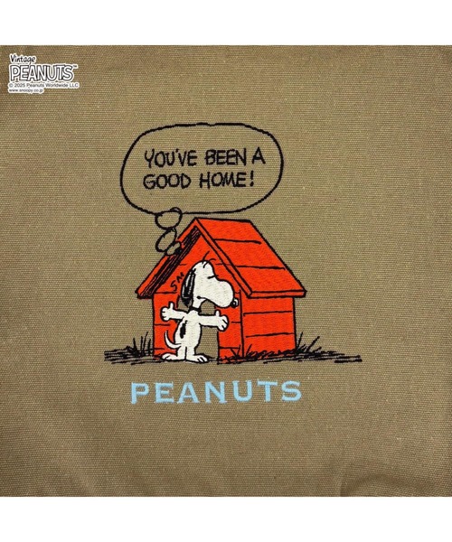 Vintage PEANUTS(ビンテージピーナッツ)の「ルートート / IP.ミディアム.2way.ピーナッツ-0J(ショルダーバッグ・レディース・アイボリー/グレー/カーキ・FREE)」の8枚目の写真