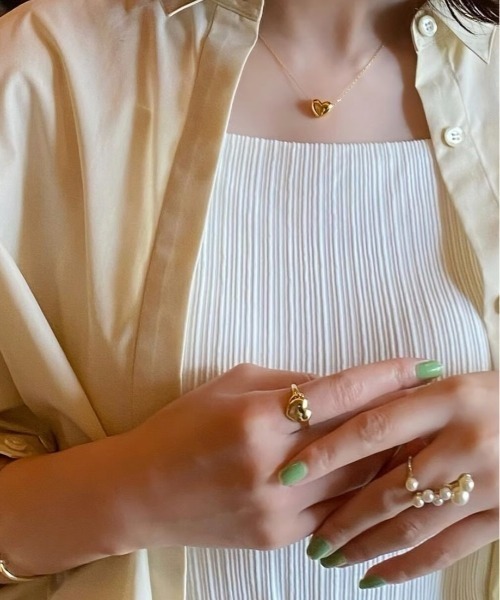 felice（フェリーチェ）の「【felice】Heart necklace（ネックレス・レディース・ゴールド/シルバー・FREE）」の14枚目の写真