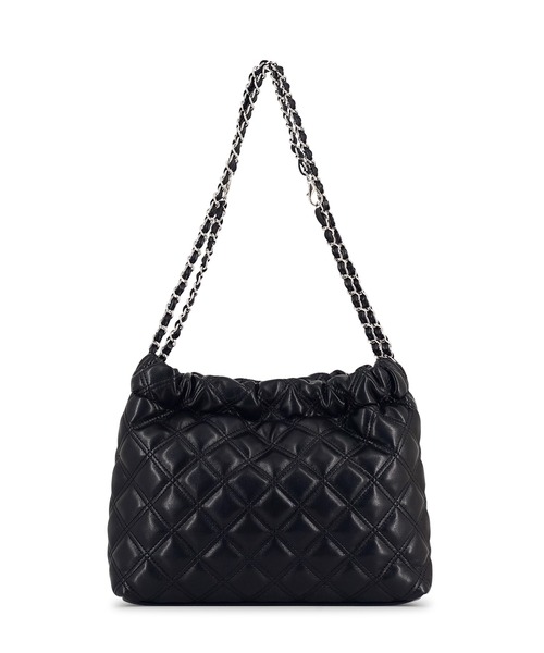 GYDA（ジェイダ）の「GYDA(ジェイダ)チェーントートバッグ GY-B356 ダブルキルティング（トートバッグ・レディース・アイボリー/ブラック/レッド・FREE）」の6枚目の写真