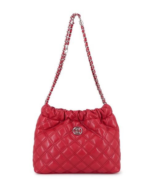 GYDA（ジェイダ）の「GYDA(ジェイダ)チェーントートバッグ GY-B356 ダブルキルティング（トートバッグ・レディース・アイボリー/ブラック/レッド・FREE）」の14枚目の写真