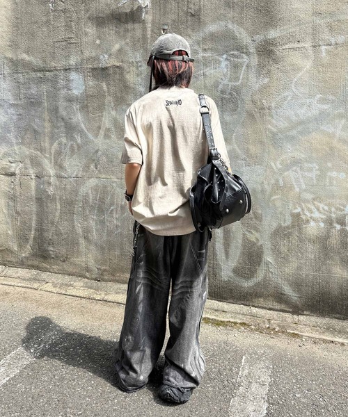 ATMARK(アットマーク)の「《2サイズ展開 / UNISEX 》オーバーサイズ スプレー加工 アソートT(Tシャツ/カットソー・メンズ・ブラック/グレー/ベージュ/ブラック系1・MEDIUM/LARGE)」の9枚目の写真