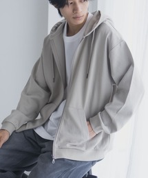URBANCOLLECTION ふくれジャガード フルジップパーカー