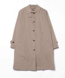 美品　MHL　 ステンカラーコート　インナーダウン付き 洗える3WAYステンカラーコート ・ライナー付き （オリーブ