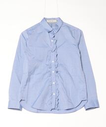 「MACPHEE」 長袖シャツ 36 ダークブルー レディース ブランド古着】MACPHEE｜マカフィーのシャツ/ブラウス古着通販