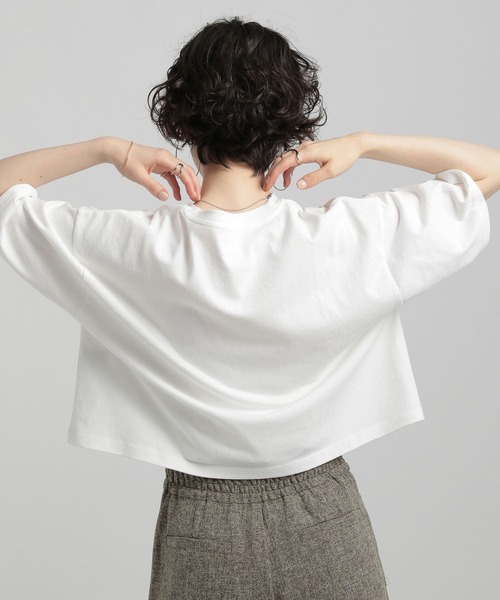 GEORGE'S(ジョージズ)の「ポケットTシャツ(Tシャツ/カットソー・レディース・ピンク/ブラウン/ブラック/オフホワイト・SMALL/MEDIUM)」の14枚目の写真