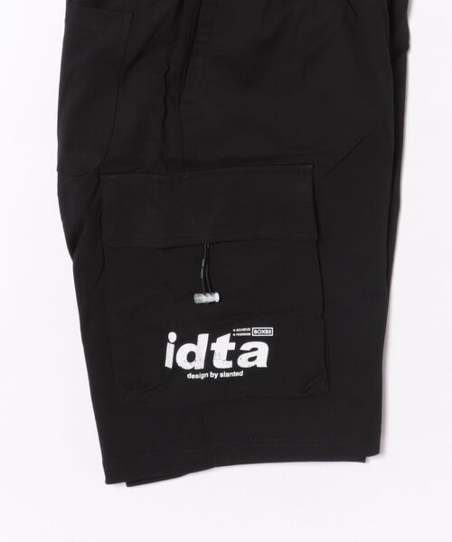 THE HITSS(ヒッツ)の「ワンポイント ロゴ スウェット カーゴショーツ / ハーフパンツ(スウェットパンツ・メンズ・ブラック/グレー・M/XL)」の11枚目の写真