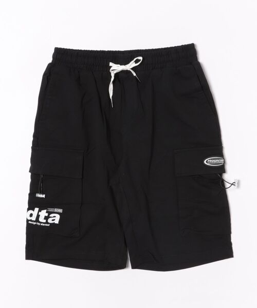 THE HITSS(ヒッツ)の「ワンポイント ロゴ スウェット カーゴショーツ / ハーフパンツ(スウェットパンツ・メンズ・ブラック/グレー・M/XL)」の13枚目の写真