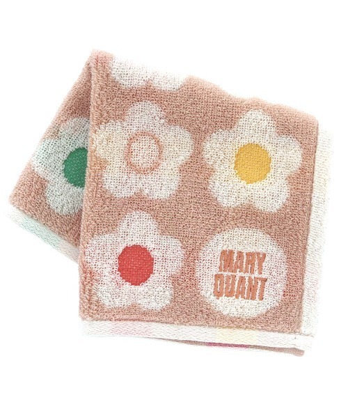 MARY QUANT（マリークワント）の「MARY QUANT タオル <ロゴ>（ハンカチ/ハンドタオル・レディース・ベージュ/アイボリー/ブラック・FREE）」の3枚目の写真