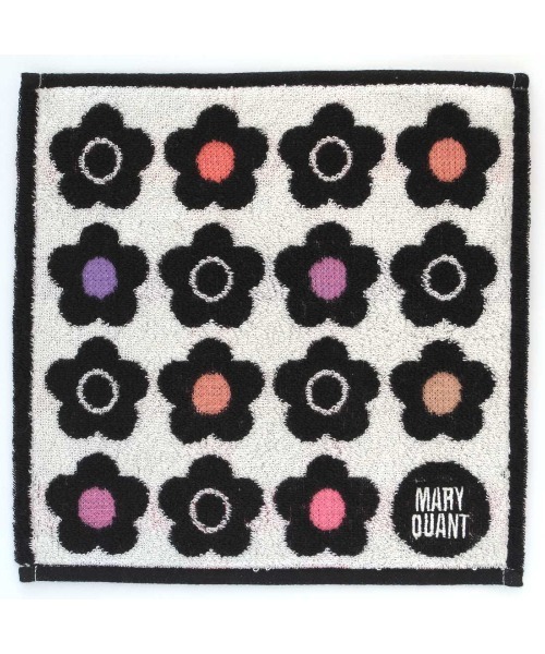 MARY QUANT（マリークワント）の「MARY QUANT タオル <ロゴ>（ハンカチ/ハンドタオル・レディース・ベージュ/アイボリー/ブラック・FREE）」の4枚目の写真