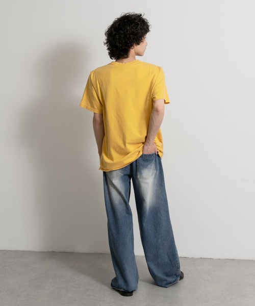 Nudie Jeans（ヌーディージーンズ）の「NUDIE JEANS　Roy Average T-Shirt（Tシャツ/カットソー・メンズ・イエロー・MEDIUM/LARGE）」の6枚目の写真