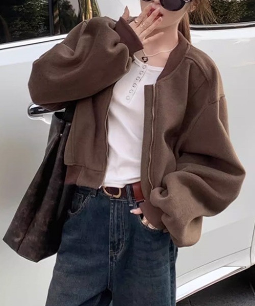 SHEPP(シープ)の「【累計お気に入り9500人突破】ヘンリーネック スリムフィット ロンT/26春夏(Tシャツ/カットソー・レディース・オートミール/ブラック/ホワイト・S/M)」の20枚目の写真