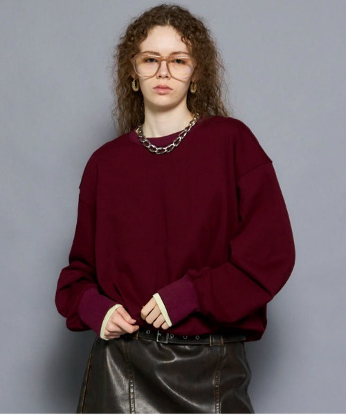 Balloon Short Sweatshirt/バルーンショートスウェット（スウェット