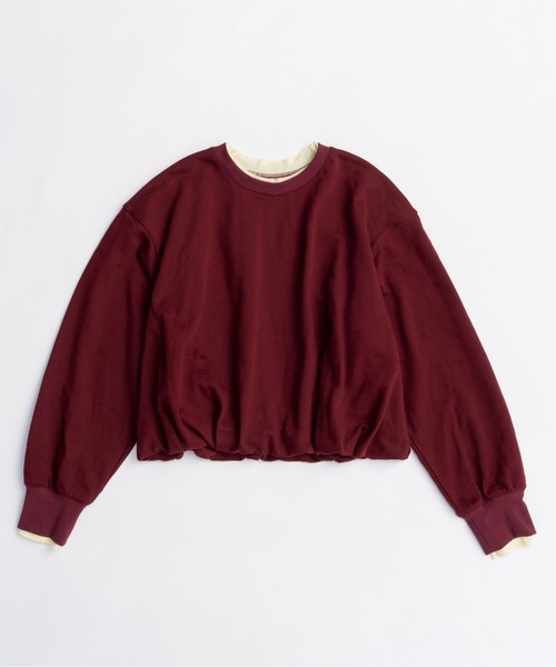 Balloon Short Sweatshirt/バルーンショートスウェット（スウェット