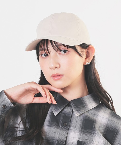 Honeys（ハニーズ）の「バックリボンキャップ（キャップ・レディース・ピンク/アイボリー/グレー・FREE）」の5枚目の写真