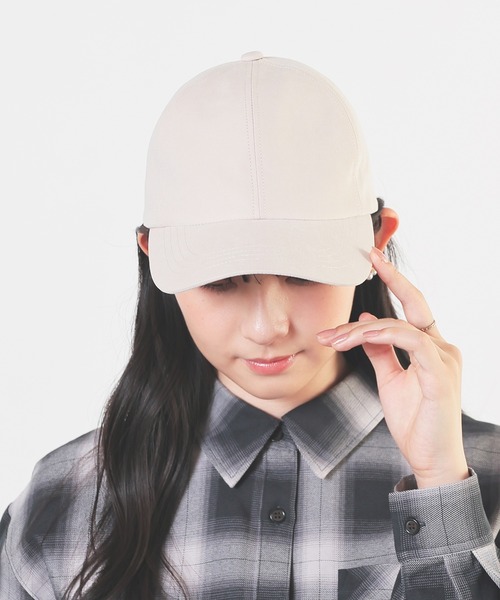 Honeys（ハニーズ）の「バックリボンキャップ（キャップ・レディース・ピンク/アイボリー/グレー・FREE）」の6枚目の写真