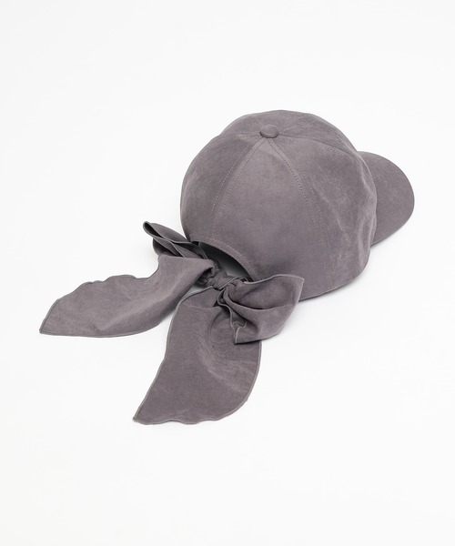 Honeys（ハニーズ）の「バックリボンキャップ（キャップ・レディース・ピンク/アイボリー/グレー・FREE）」の21枚目の写真