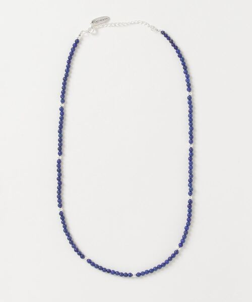 INNOCENT（イノセント）の「【LAST HEAVEN】3ミリ天然石ビーズネックレス（ネックレス・メンズ・ターコイズブルー/ブルー/ブラウン系その他/ブラック/クリアブルー/パープル/グリーン/レッド/ホワイト・FREE）」の6枚目の写真