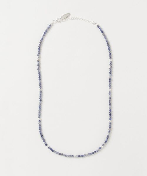 INNOCENT（イノセント）の「【LAST HEAVEN】3ミリ天然石ビーズネックレス（ネックレス・メンズ・ターコイズブルー/ブルー/ブラウン系その他/ブラック/クリアブルー/パープル/グリーン/レッド/ホワイト・FREE）」の7枚目の写真