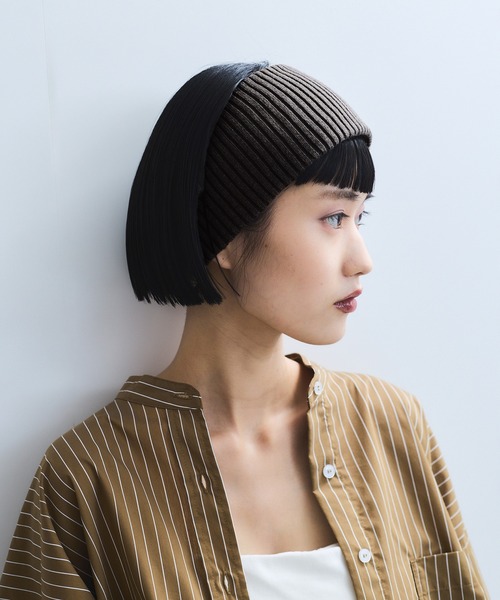 【新品】moon tree planet turban ニットターバン　黒 新品】moon tree planet turban ニットターバン 黒
