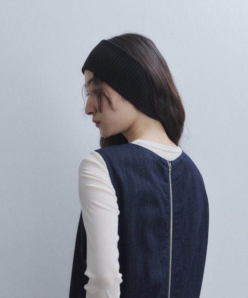 ADAM ET ROPE'(アダムエロペ)の「【WEB限定】ボリュームニットターバン(ヘアバンド・レディース・チャコールグレー/ブラック/パープル/グリーン系その他2・FREE)」の10枚目の写真