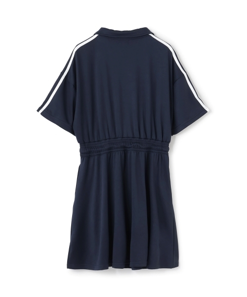 LOVETOXIC（ラブトキシック）の「【LTXC】【接触冷感／ひんやり】トラックワンピース（ワンピース・キッズ・ネイビー/ブラック・L:160cm/130cm/M:150cm/S:140cm）」の3枚目の写真