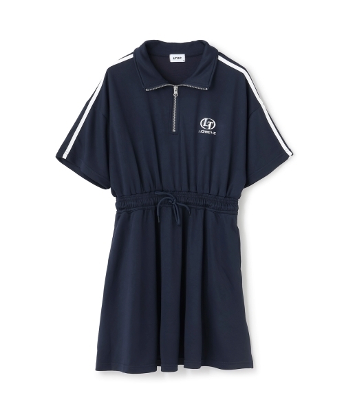 LOVETOXIC（ラブトキシック）の「【LTXC】【接触冷感／ひんやり】トラックワンピース（ワンピース・キッズ・ネイビー/ブラック・L:160cm/130cm/M:150cm/S:140cm）」の11枚目の写真