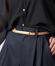 conte コンテ　えみり　バックルナローベルト　ブラウン conte コンテ えみり バックルナローベルト ブラウン コンテの