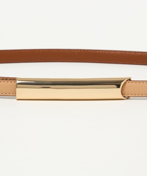 【CONTE別注】<ATELIER AMBOISE>ゴールド バックル ベルト 別注】＜ATELIER AMBOISE for conte＞ゴールドカラーバックル