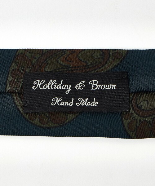 HOLLIDAY＆BROWN＞ペイズリープリント ネクタイ（ネクタイ）｜Holliday