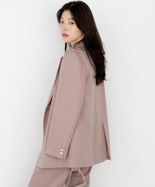 PROPORTION BODY DRESSING(プロポーションボディドレッシング)の「ゴールド釦ダブルブレストジャケット / 1215250806(テーラードジャケット・レディース・ブラウン/ベージュ/ブラック/ブラック系その他・SMALL/P/S/MEDIUM)」の12枚目の写真