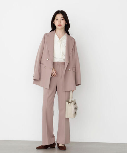 PROPORTION BODY DRESSING(プロポーションボディドレッシング)の「ゴールド釦ダブルブレストジャケット / 1215250806(テーラードジャケット・レディース・ブラウン/ベージュ/ブラック/ブラック系その他・SMALL/P/S/MEDIUM)」の11枚目の写真