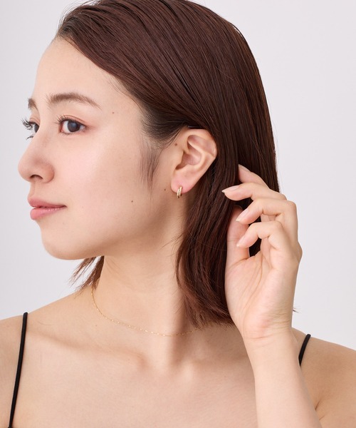 CALIN STANDARD(カリンスタンダード)の「◆金属アレルギー対応◆◆made in japan◆【高品質ポスト】ダブルライン ジルコニアセラミックポストピアス(ピアス(両耳用)・レディース・シルバー/ゴールド/ピンクゴールド・FREE)」の9枚目の写真