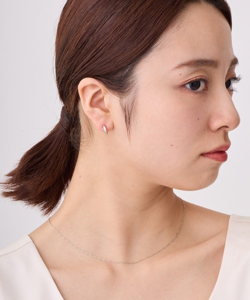 CALIN STANDARD(カリンスタンダード)の「◆金属アレルギー対応◆◆made in japan◆【高品質ポスト】ダブルライン ジルコニアセラミックポストピアス(ピアス(両耳用)・レディース・シルバー/ゴールド/ピンクゴールド・FREE)」の13枚目の写真