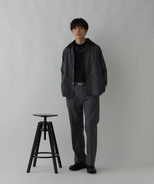 GLOBAL WORK（グローバルワーク）の「クリーンデニム/フレア/575779（デニムパンツ・メンズ・ネイビー系8/ネイビー系9・L/M/S）」の18枚目の写真