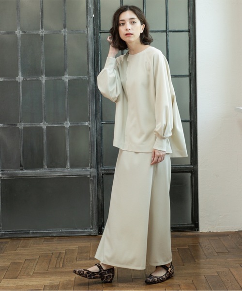 ★boohoo★ ビーチ コーデセット!! トップ ＆ スカート セット セール】カットジョーゼット トップス＆スカート【セットアップ