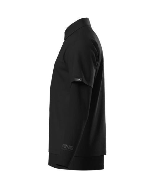 PING(ピン)の「【PING APPAREL】レイヤードツインセット <PERFORMANCE> (MENS)(ポロシャツ・メンズ・グレー/ブラック/パープル/ホワイト・S/L/LL/M/LL1)」の10枚目の写真