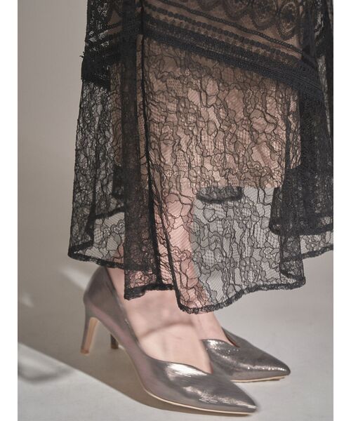 LAGUNAMOON（ラグナムーン）の「LADYカッティングコンフォートパンプス（パンプス・レディース・ゴールド/シルバー・X-SMALL/MEDIUM/SMALL）」の6枚目の写真