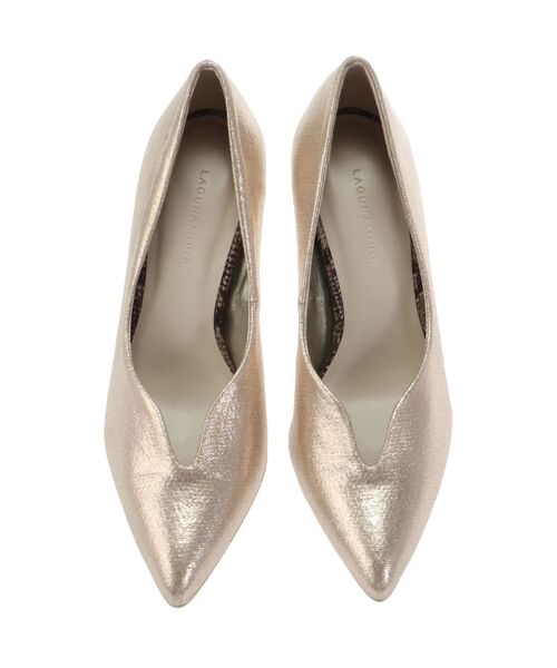 LAGUNAMOON（ラグナムーン）の「LADYカッティングコンフォートパンプス（パンプス・レディース・ゴールド/シルバー・X-SMALL/MEDIUM/SMALL）」の8枚目の写真
