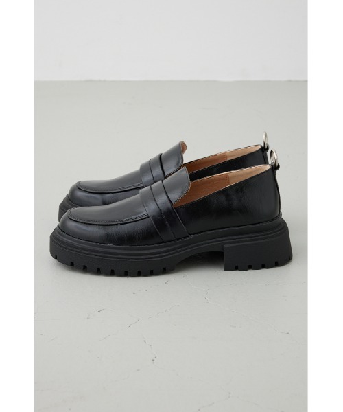 crie conforto（クリーコンフォルト）の「バックリングプラットフォームローファー　靴（ローファー・レディース・ブラウン/ブラック・SMALL/MEDIUM/LARGE/LL）」の7枚目の写真