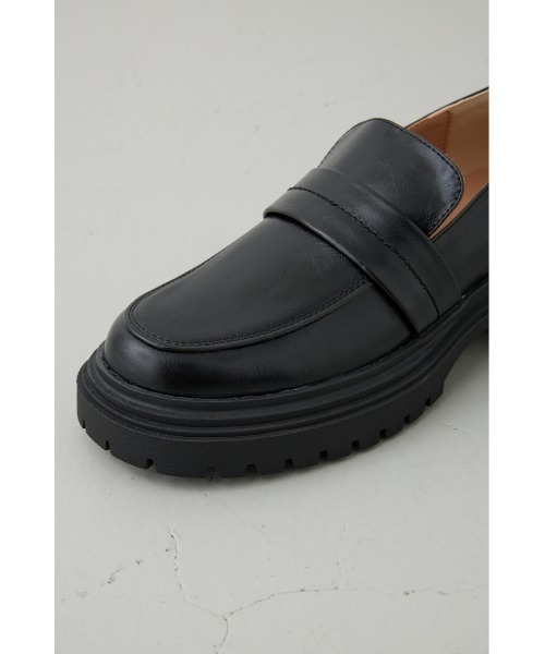 crie conforto（クリーコンフォルト）の「バックリングプラットフォームローファー　靴（ローファー・レディース・ブラウン/ブラック・SMALL/MEDIUM/LARGE/LL）」の9枚目の写真