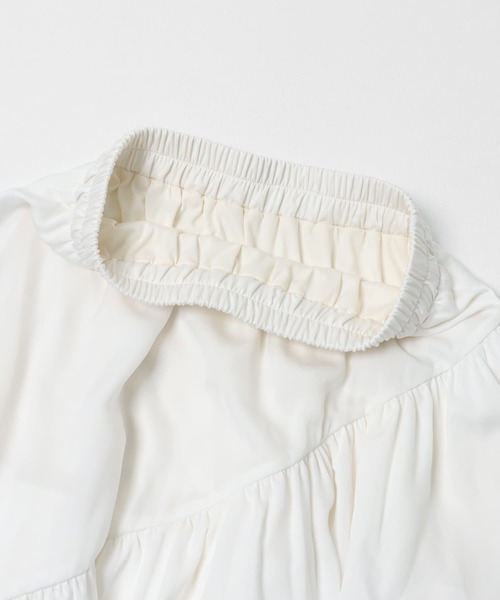 SENSE OF PLACE by URBAN RESEARCH（センスオブプレイスバイアーバンリサーチ）の「フレアティアードミディスカート（スカート・レディース・オフホワイト/ブラック・ONE）」の9枚目の写真