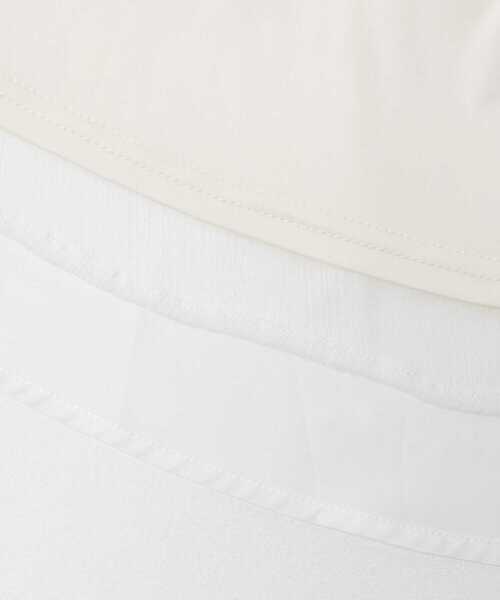 SENSE OF PLACE by URBAN RESEARCH（センスオブプレイスバイアーバンリサーチ）の「フレアティアードミディスカート（スカート・レディース・オフホワイト/ブラック・ONE）」の3枚目の写真